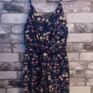 This is a xs romper from the brand called "No Boundaries". Color is navy blue